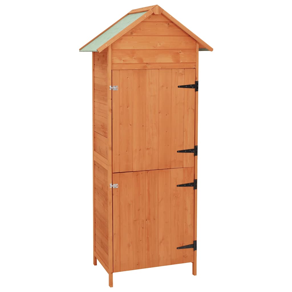 8718475923473_a_en_hd_1 vidaXL Garden Storage Cabinet Brown 42.5x64x190 cm - Image 2