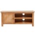 vidaXL TV Cabinet 103 x 36 x 46 cm Solid Oak Wood - Image 2