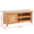 vidaXL TV Cabinet 103 x 36 x 46 cm Solid Oak Wood - Image 6