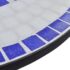 vidaXL 3 Piece Bistro Set Ceramic Tile Blue and White - Image 5