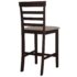 vidaXL Bar Chairs 2 pcs Brown Fabric - Image 6
