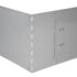 vidaXL Set of 10 Flexible Lawn Fence Galvanised Steel 100 x 14 cm - Image 5
