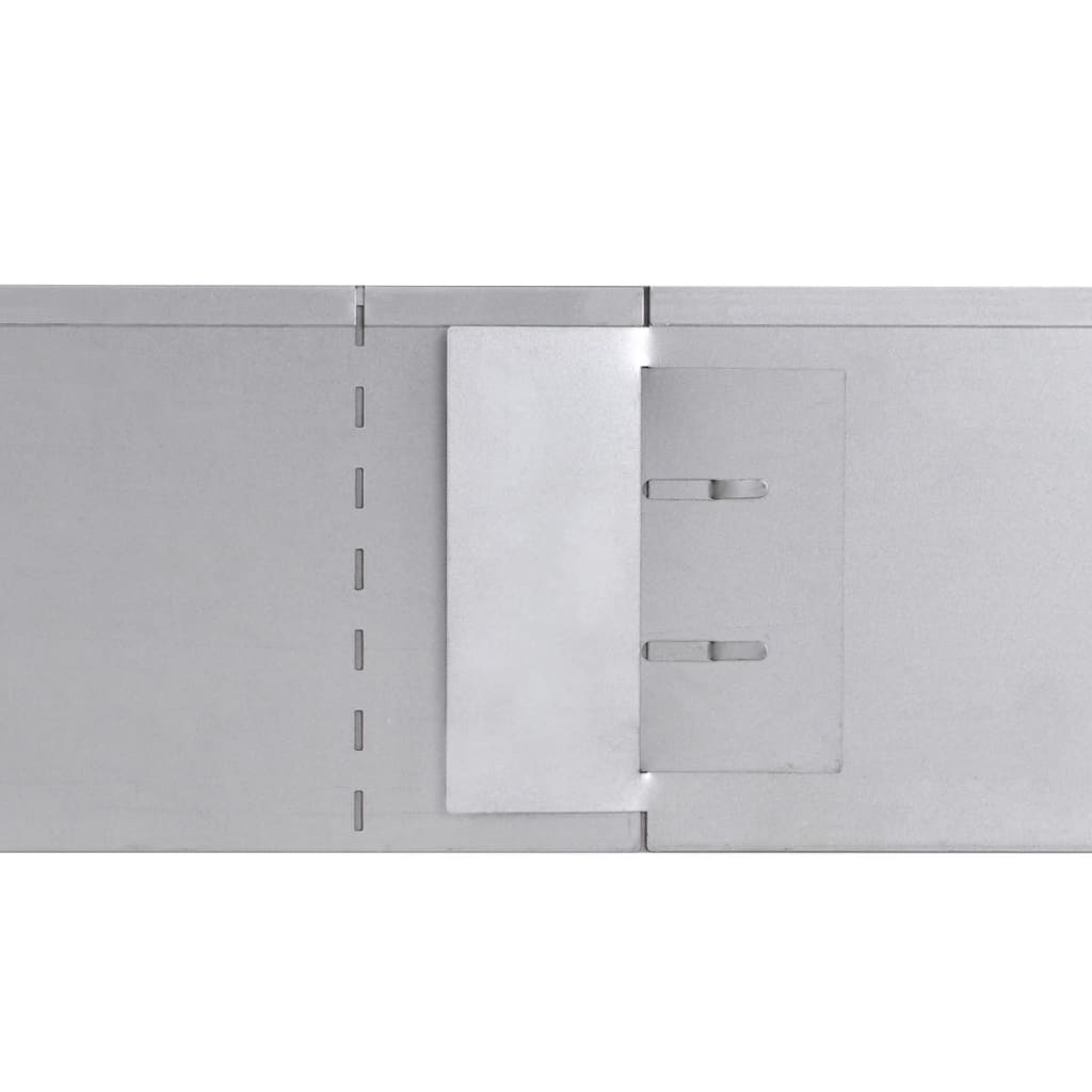 8718475925583_g_en_hd_5 vidaXL Set of 10 Flexible Lawn Fence Galvanised Steel 100 x 14 cm - Image 7