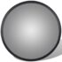 Convex Traffic Mirror Acrylic Black 30 cm Indoor - Image 2