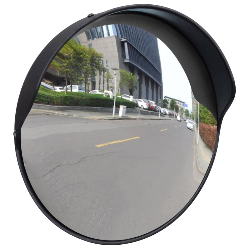 8718475925682_a_en_hd_1 vidaXL Convex Traffic Mirror PC Plastic Black 30 cm Outdoor - Image 1