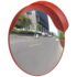 vidaXL Convex Traffic Mirror PC Plastic Orange 60 cm