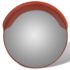 vidaXL Convex Traffic Mirror PC Plastic Orange 60 cm - Image 2