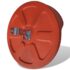 vidaXL Convex Traffic Mirror PC Plastic Orange 60 cm - Image 4