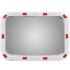 Convex Traffic Mirror Rectangle 40 x 60 cm with Reflectors - Image 2