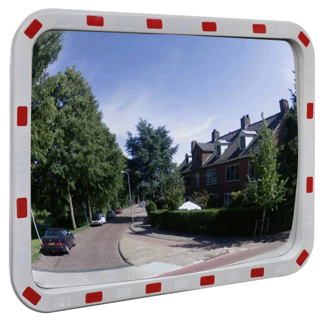 8718475925729_a_en_hd_1 Convex Traffic Mirror Rectangle 60 x 80 cm with Reflectors - Image 1