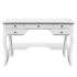 vidaXL Wooden French Desk with Curved Legs and 5 Drawers - Image 2