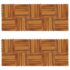vidaXL Decking Tiles Vertical Pattern 30 x 30 cm Acacia Set of 20