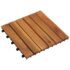 vidaXL Decking Tiles Vertical Pattern 30 x 30 cm Acacia Set of 20 - Image 2