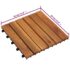vidaXL Decking Tiles Vertical Pattern 30 x 30 cm Acacia Set of 20 - Image 7