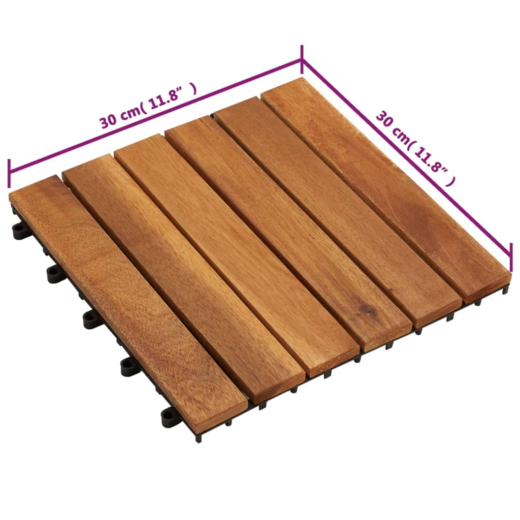 8718475927563_g_en_hd_6 vidaXL Decking Tiles Vertical Pattern 30 x 30 cm Acacia Set of 20 - Image 7