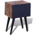 vidaXL Nightstand with 2 Drawers Reclaimed Teak Wood - Image 6