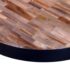 vidaXL Coffee Table Round Reclaimed Teak Wood - Image 5