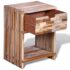 vidaXL Nightstand with Drawer Reclaimed Teak Wood - Image 6