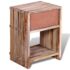 vidaXL Nightstand with Drawer Reclaimed Teak Wood - Image 7
