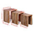 vidaXL Nesting Table Set 3 Pieces Reclaimed Teak - Image 8