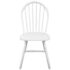 vidaXL Dining Chairs 2 pcs White Solid Rubber Wood - Image 3