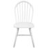vidaXL Dining Chairs 4 pcs White Solid Rubber Wood - Image 3