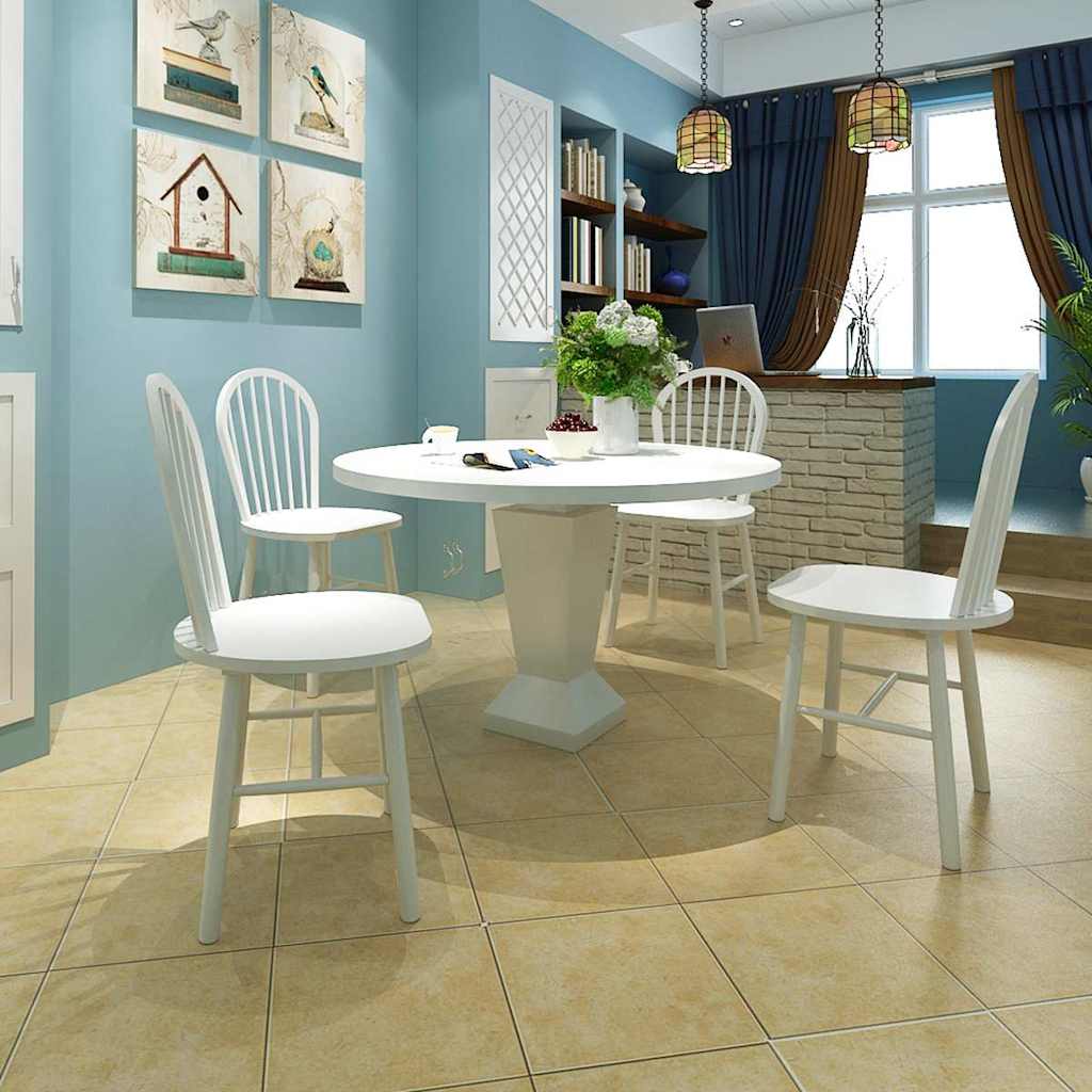 8718475933052_m_en_hd_1 vidaXL Dining Chairs 4 pcs White Solid Rubber Wood - Image 1