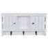 vidaXL Wall Cabinet for Keys and Jewellery with Doors and Hooks - Image 3