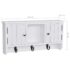vidaXL Wall Cabinet for Keys and Jewellery with Doors and Hooks - Image 8