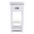 vidaXL Nightstand with 1 Drawer White - Image 6