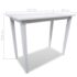 White Wooden Bar Table and 4 Bar Chairs Set - Image 8