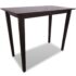 Brown Wooden Bar Table and 4 Bar Chairs Set - Image 2