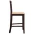 Brown Wooden Bar Table and 4 Bar Chairs Set - Image 5