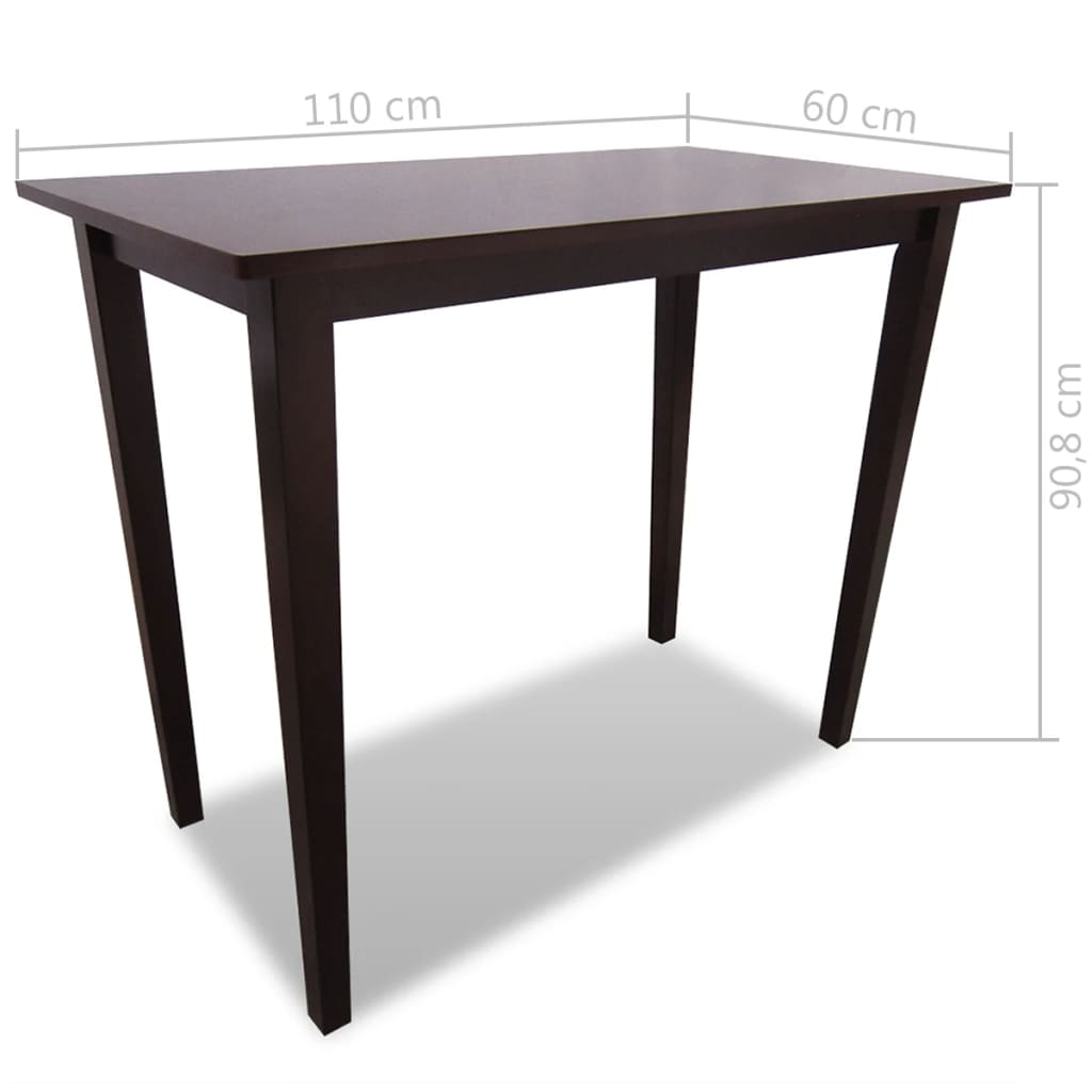 8718475934653_g_en_hd_7 Brown Wooden Bar Table and 4 Bar Chairs Set - Image 8