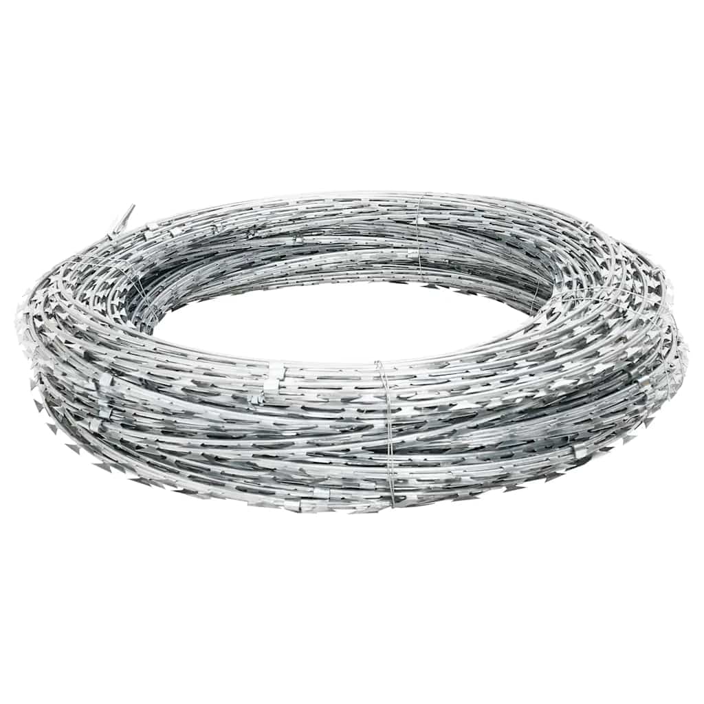 8718475935612_g_en_hd_1 vidaXL BTO-22 Clipped Concertina Razor Wire Galvanised Steel 60 m - Image 2