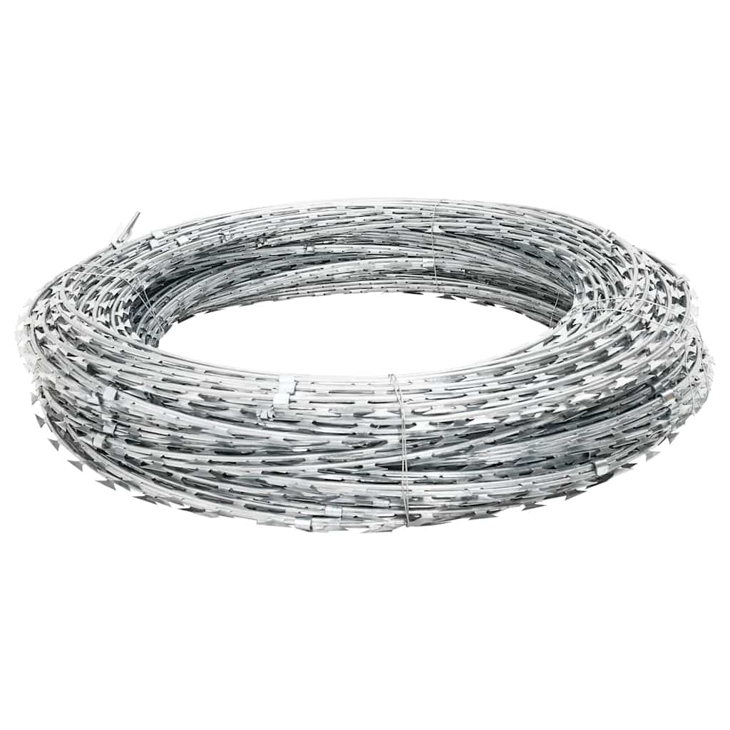 8718475935629_g_en_hd_1 vidaXL BTO-22 Clipped Concertina Razor Wire Galvanised Steel 100 m - Image 2