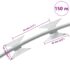 vidaXL BTO-22 Clipped Concertina Razor Wire Galvanised Steel 150 m - Image 5