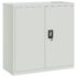 vidaXL Office Cabinet with 2 Doors Grey 90 cm Steel - Image 2
