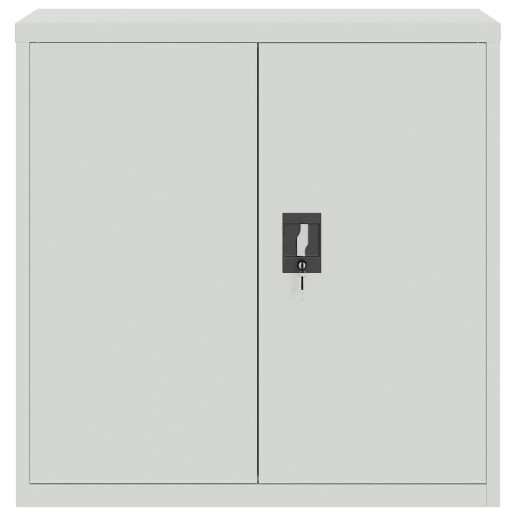 8718475937876_g_en_hd_1 vidaXL Office Cabinet with 2 Doors Grey 90 cm Steel - Image 4
