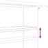 vidaXL Office Cabinet with 2 Doors Grey 90 cm Steel - Image 9