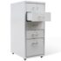 vidaXL File Cabinet with 5 Drawers Grey 68.5 cm Steel - Image 2