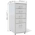 vidaXL File Cabinet with 5 Drawers Grey 68.5 cm Steel - Image 8