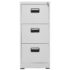 vidaXL Filing Cabinet Light Grey 46x62x102.5 cm Steel - Image 2