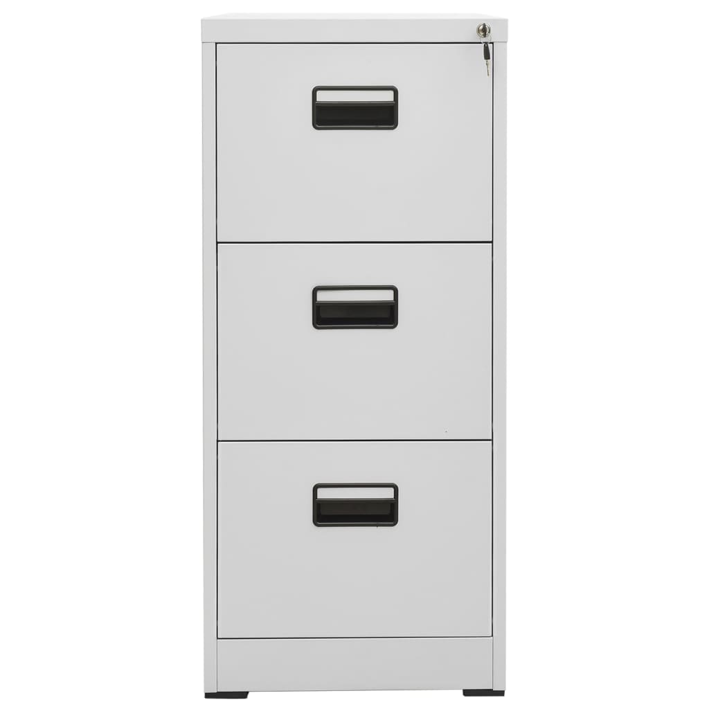 8718475937968_g_en_hd_1 vidaXL Filing Cabinet Light Grey 46x62x102.5 cm Steel - Image 2