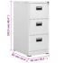 vidaXL Filing Cabinet Light Grey 46x62x102.5 cm Steel - Image 12