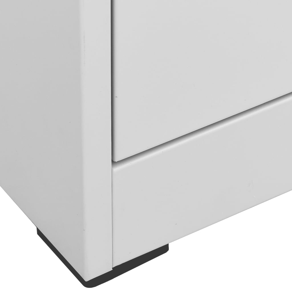 8718475937968_g_en_hd_5 vidaXL Filing Cabinet Light Grey 46x62x102.5 cm Steel - Image 7