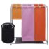 vidaXL 3-Section Laundry Sorter Hamper with a Washing Bin - Image 3