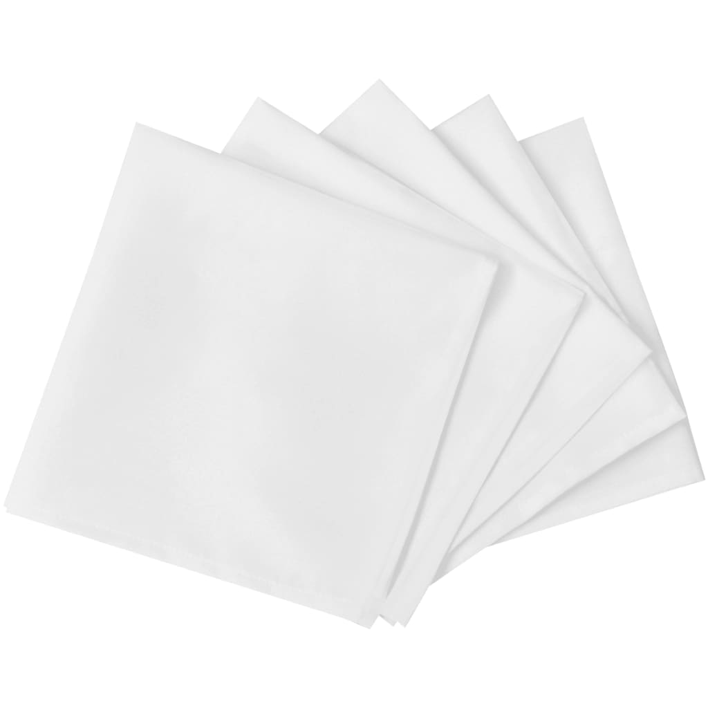 8718475939214_g_en_hd_1 vidaXL Dinner Napkins 50 pcs White 50 x 50 cm - Image 2