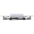 Folding Manicure Nail Table with Castors White - Image 3