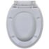 vidaXL Soft-close Toilet Seat White Oval - Image 5